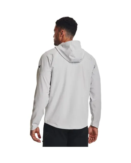 Sweat zippé à capuche Homme UA UNSTOPPABLE JACKET Gris