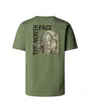 T-shirt Homme M HALF DOME PHOTO SS TEE Vert