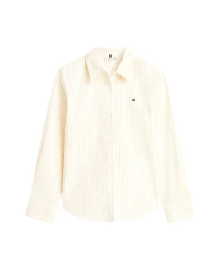 Chemise Femme Popeline Rayée Tommy Hilfiger