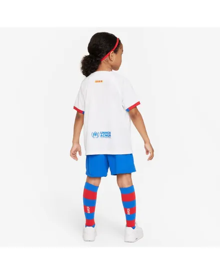 Ensemble de football Enfant FCB LK NK DF KIT AW Blanc