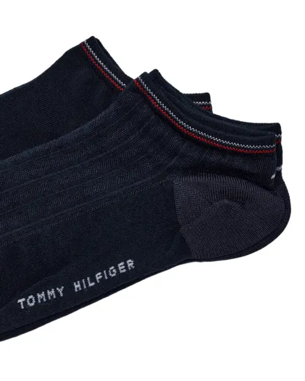 Lot de 2 paires de chaussettes Femme SNEAKER 2P SHINE Marine