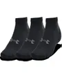 Lot de 3 paires de Socquettes Unisexe UA ESSENTIAL LOW CUT 3PK Noir