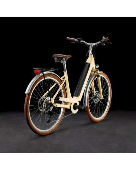 Vélo électrique urbain Femme ELLA RIDE HYBRID 500 Beige