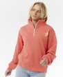 Polaire col zip Femme HALF ZIP FLEECE Rose