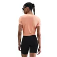 T-shirt Femme W NK ONE CLSC DF TWST SS TP WT Orange