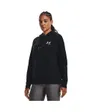 Sweatshirt à capuche manches longues Femme ESSENTIAL FLEECE HOODIE Noir