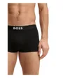 Lot de 3 boxers Homme TRUNK 3P BOSS ONE Noir