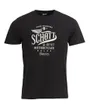 T-SHIRT HOMME SERIGRAPHIE LOGO MOTOR Noir