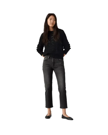 Jean Taille Haute Femme 501 Crop