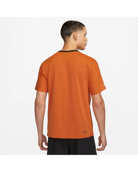 T-shirt manches courtes Homme M NK DF SOLAR CHASE SS TOP Orange