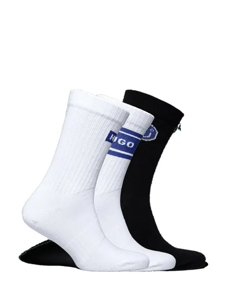 Lot De 3 Paires De Chaussettes Homme HUGO Blue Design