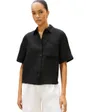 Chemise Manches Courtes Femme Essential Linen