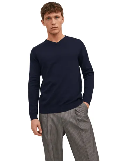Pullover Tricoté Homme JJEBASIC Knit V-Neck Noos