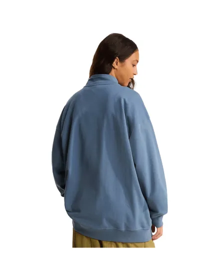 Sweat Homme Essential Light Relaxed Zip Crew