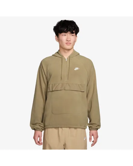 Sweat col zip Homme M NK CLUB WINTER TOP Beige