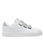 Chaussures Fille REEBOK COURT CLEAN HOOK et LOOP STRAPS Blanc