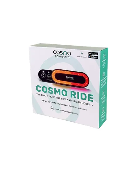 Feu arrière connecté Unisexe COSMO RIDE Noir