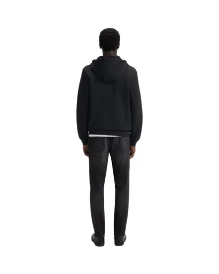Sweat zippé à capuche Homme DAPLE212 Noir