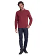 Polo manches longues Homme LUNEVILLE Rubis