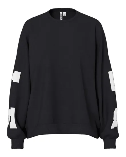 Sweat Fille PCFANY LS O-NECK OVERSIZED