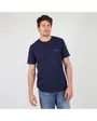 TEE SHIRT MANCHES COURTES GRAPHIQUE Homme Bleu