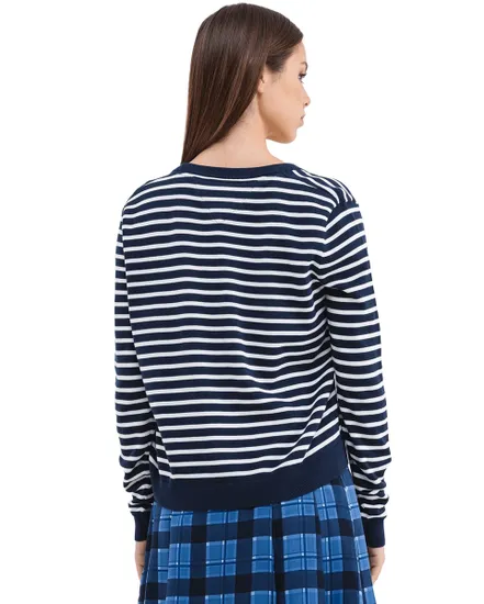Pull Femme Rayé Col V