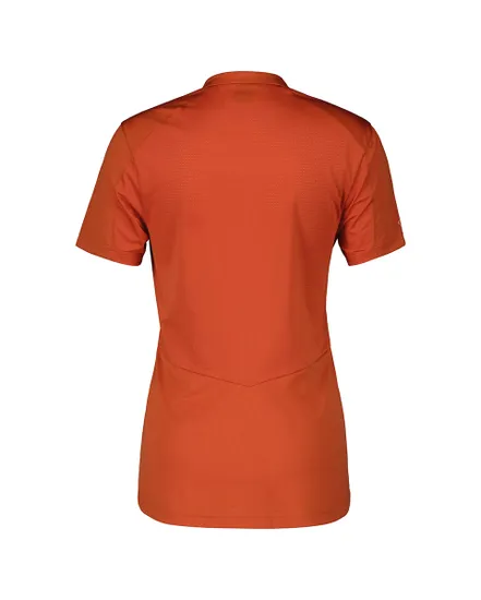 Maillot manches courtes Femme TRAIL FLOW ZIP Orange