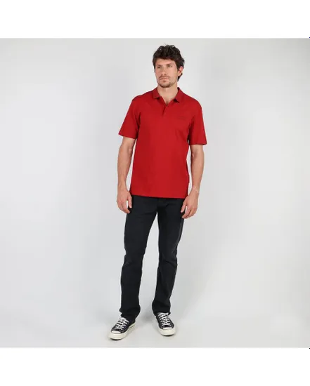 POLO MANCHES COURTES GRAPHIQUE Homme Rouge