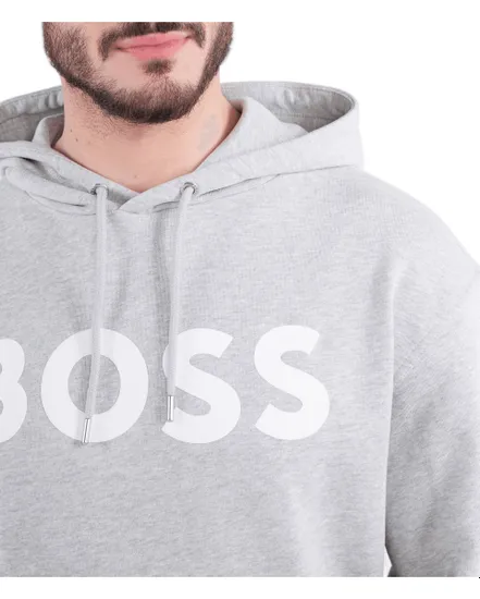 Sweat à capuche Homme WEBASICHOOD Gris Clair/Pastel