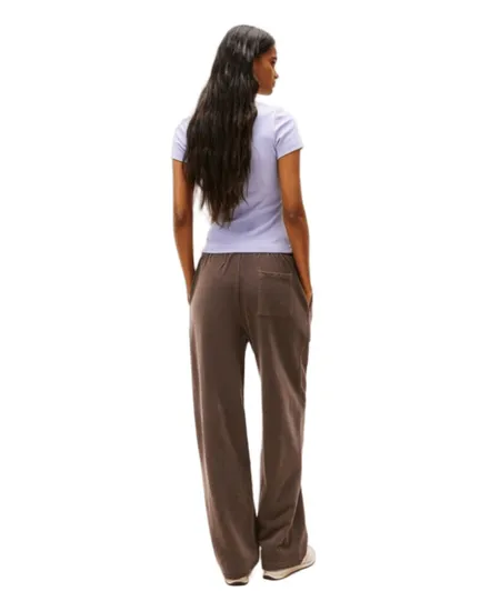 T-shirt col rond Femme SLIM BADGE RIB TEE Bleu Pervenche