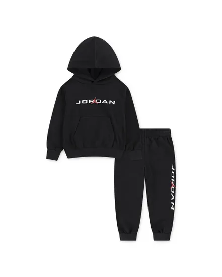 Ensemble de survetement Bébé JDB MJ STRETCH HBR FLC SET Noir