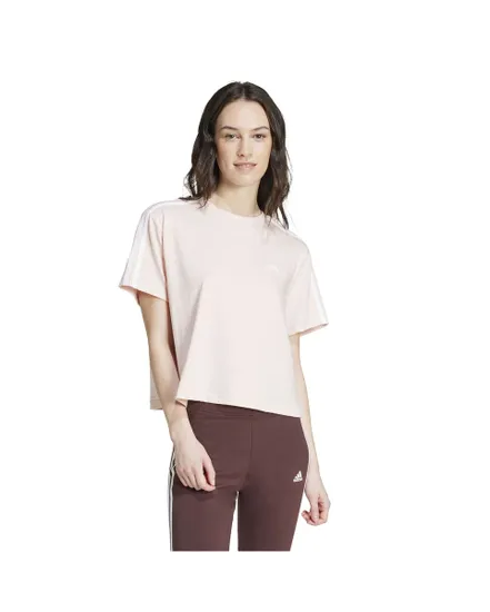 T-shirt Femme W 3S CR TOP Rose