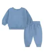 Ensemble de survetement Bébé NKN ESSENTIAL FLEECE CREW SET Bleu