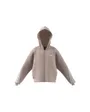 Sweat a capuche manches longues Enfant G FI 3S FZ Beige