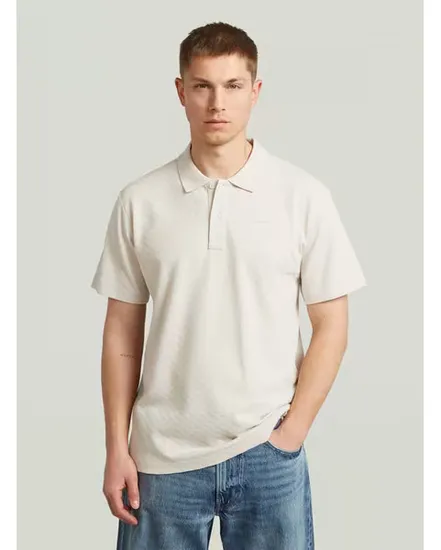 Polo Homme CORE REGULAR JACQUARD POLO SS Beige