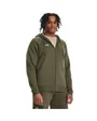 Sweat zip à capuche Homme UA RIVAL FLEECE FZ HOODIE Vert