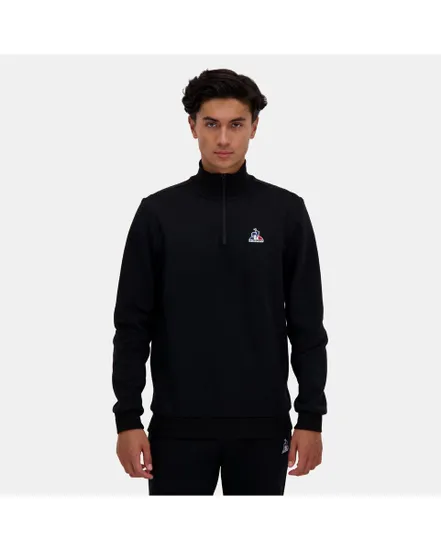 Sweat col zip Homme ESS HALFZIP N1 M Noir