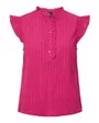 Blouse Femme Pcblanca Sl Top Wvn