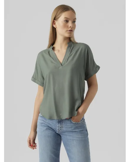Top Femme VMBEAUTY Manches Courtes Tissé Noos
