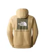 Sweat à capuche manches longues Homme M RAGLAN REDBOX HOODIE - EU Beige