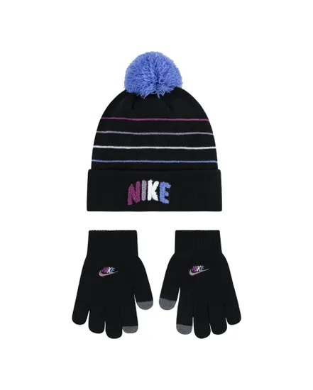 Coffret enfant Jeune enfant POWDER PLAY PEAK BEANIE SET Noir