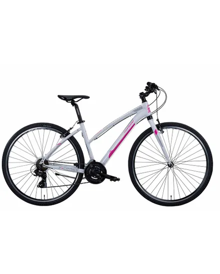 VTC Femme X-CROSS TY-300 3X7V Blanc/Fuchsia