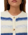 Gilet Femme Vmkira Sl O Neck Stripe