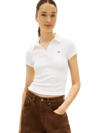 Polo Femme TJW Slim SH Rib