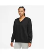 Sweat manches longues Femme W NSW PHNX FLC OS VNECK SWTSH Noir