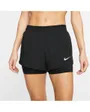 Short de course Femme W NK 10K 2IN1 SHORT Noir