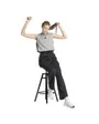Pantalon Cargo Femme W Lin Fl Cargo