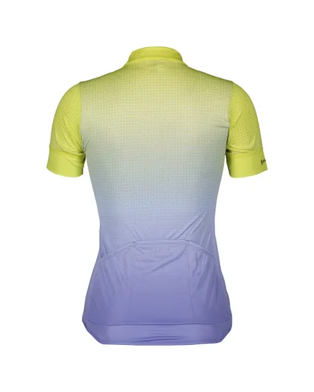 Maillot manches courtes Femme ENDURANCE 15 Jaune/Bleu