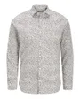 Chemise manches longues Homme JPRBLABLACKPOOL STRETCH AOP LS SHIRT SN Blanc
