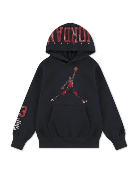 Sweat à capuche Enfant plus agé JDB JORDAN SKETCH PO Noir